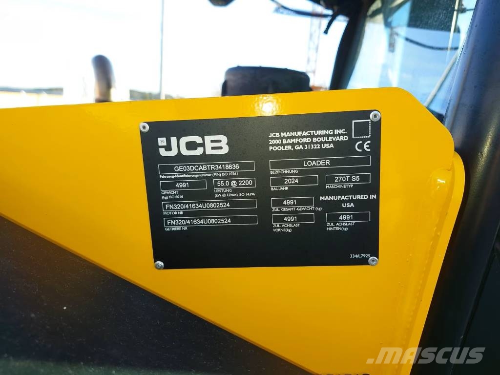 JCB 270 T لوادر انزلاقية التوجيه