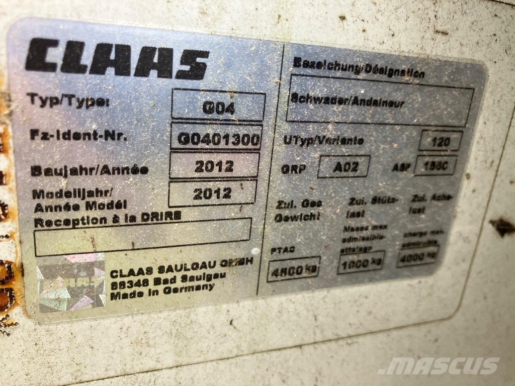 CLAAS Liner 3500 Гребла и сенообръщачки