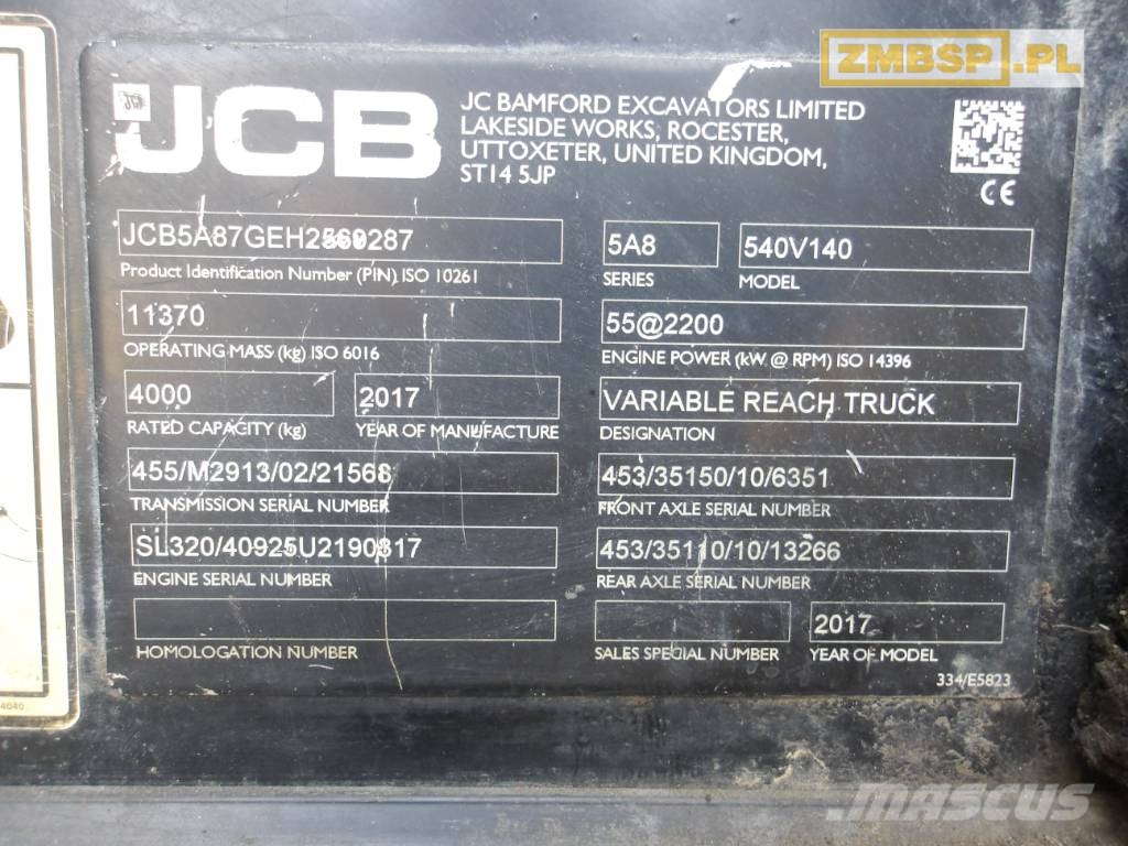 JCB 540-140 Teleskoplader