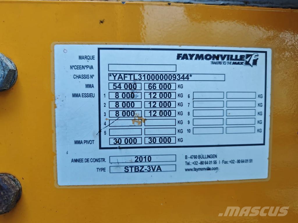 Faymonville STBZ-3VA Dolly D-1 Diepladers