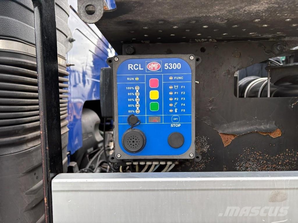 Volvo FM 460 EEV + HMF 2200-- 3X EXT. + REMOTE + HOOK AR Treileri ar āķi