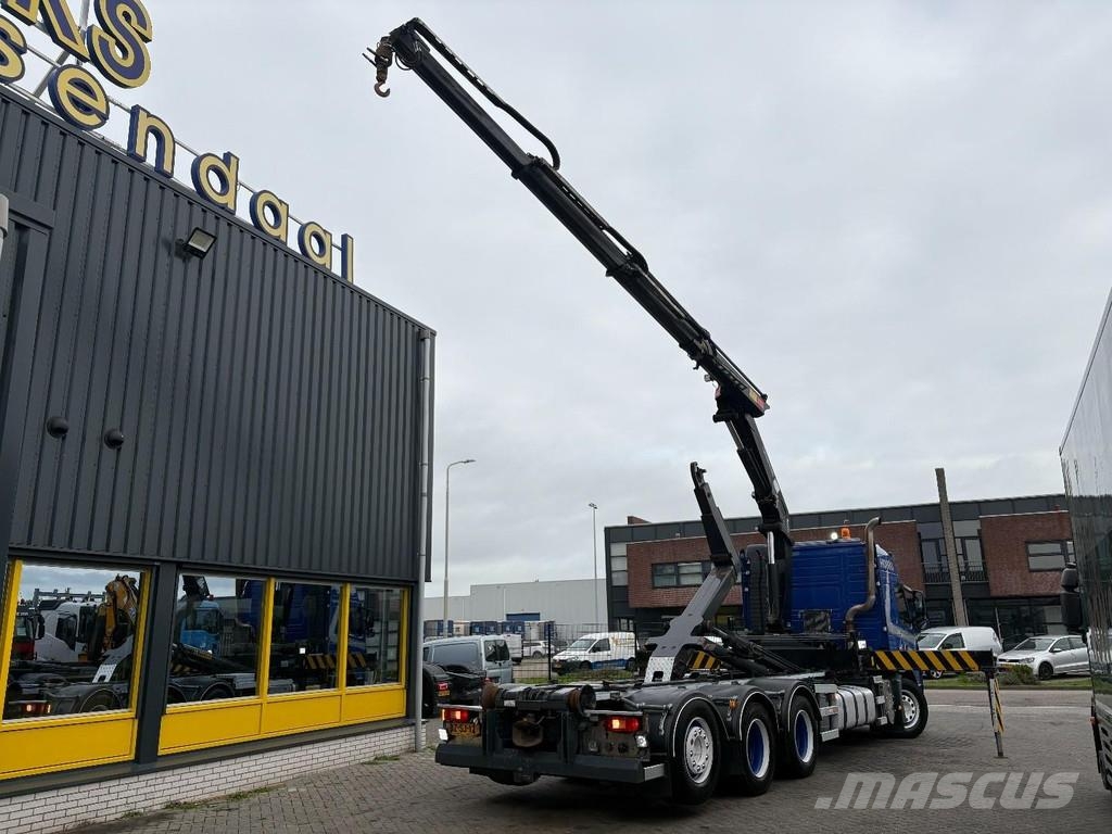 Volvo FM 460 EEV + HMF 2200-- 3X EXT. + REMOTE + HOOK AR Treileri ar āķi