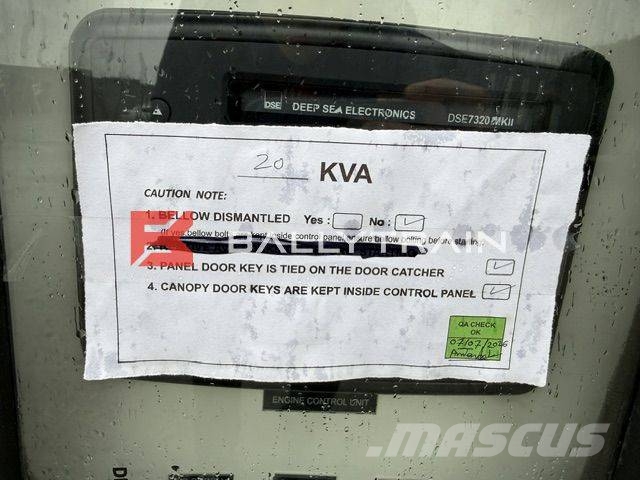 Yanmar 20kVA Generator (NEW/UNUSED) 디젤 발전기