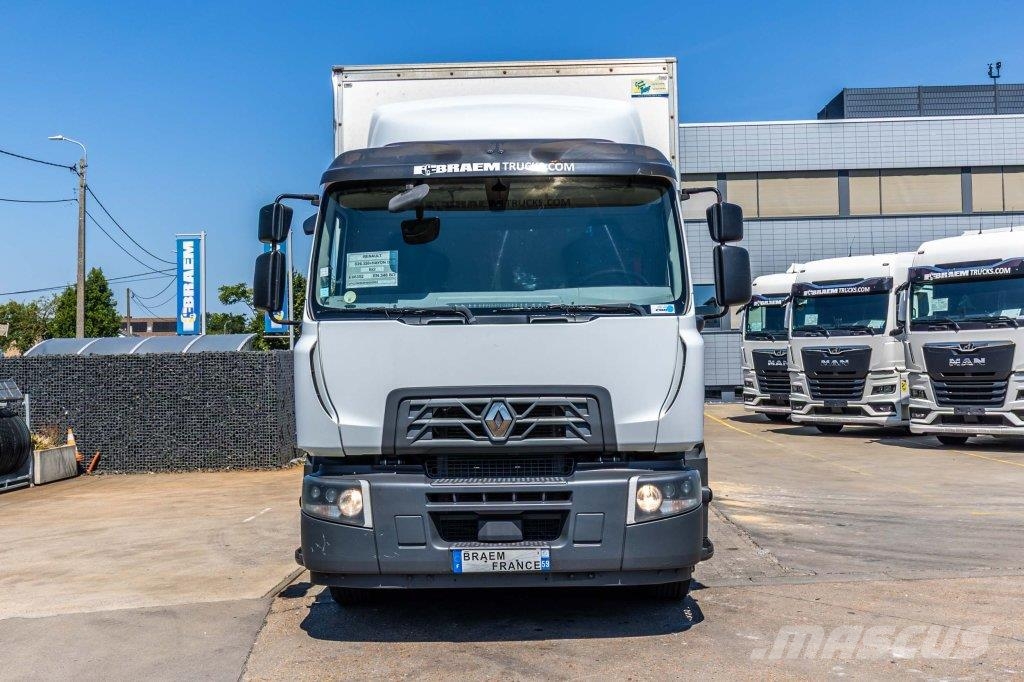 Renault D26.320-6x2+DHOLLANDIA 2T. Camiones con caja de remolque