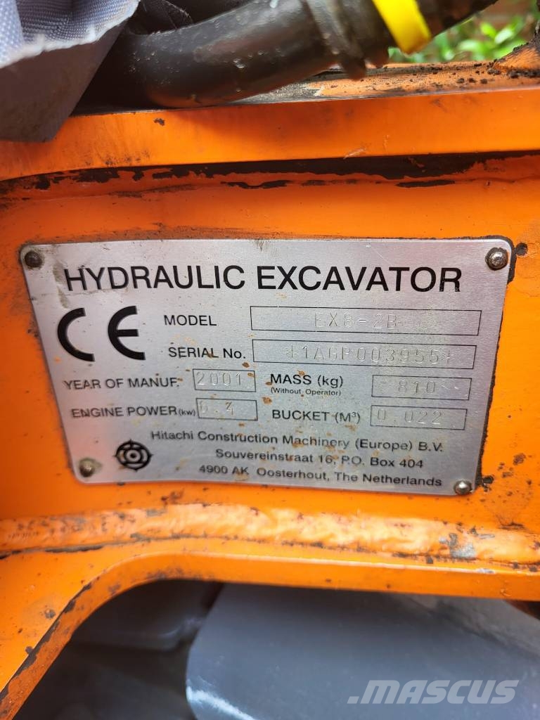 Hitachi EX 08-2 B Mini ekskavatori < 7 t