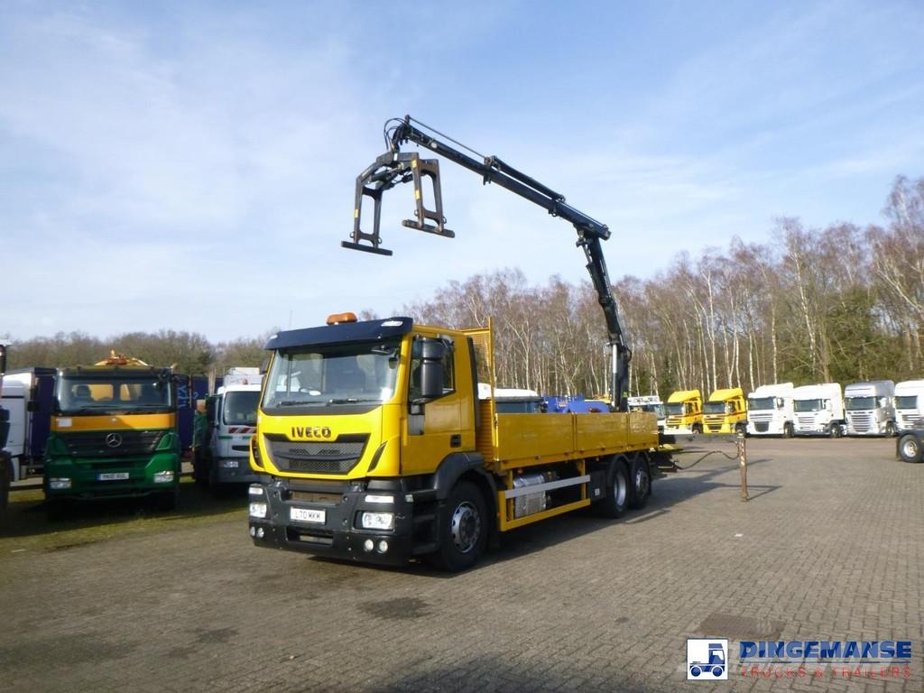 Iveco Stralis 310 6x2 Euro 6 RHD + Atlas 105.2 crane All-Terrain-Krane
