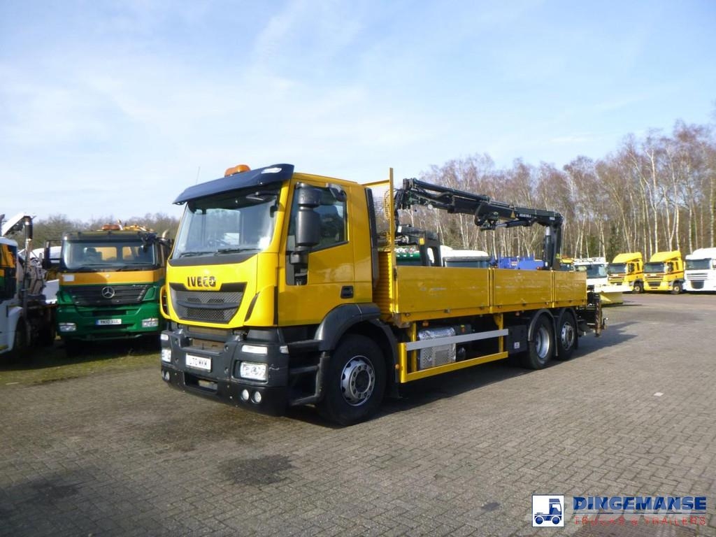 Iveco Stralis 310 6x2 Euro 6 RHD + Atlas 105.2 crane All-Terrain-Krane