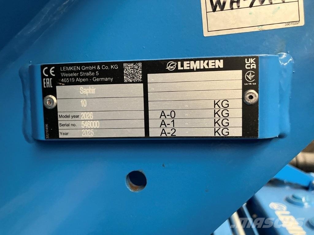 Lemken Saphir 10/300 Külvikud