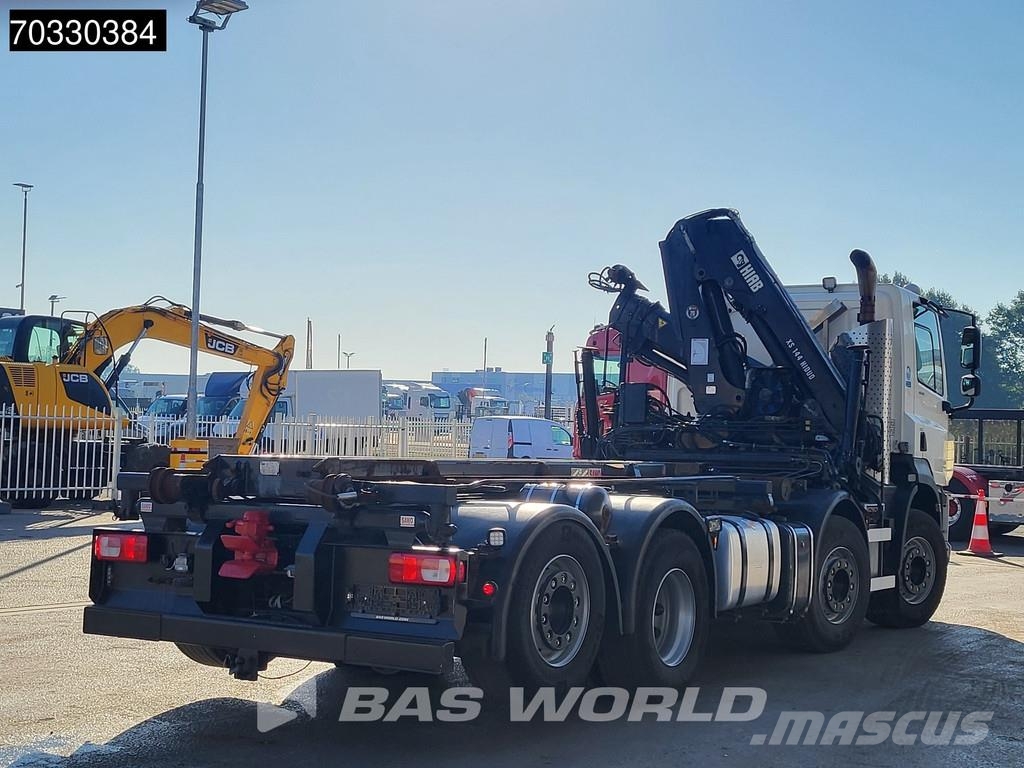 DAF CF 460 8X2 HIAB 144 B-3 HIDUO Crane kran Cable lif Horgos rakodó teherautók