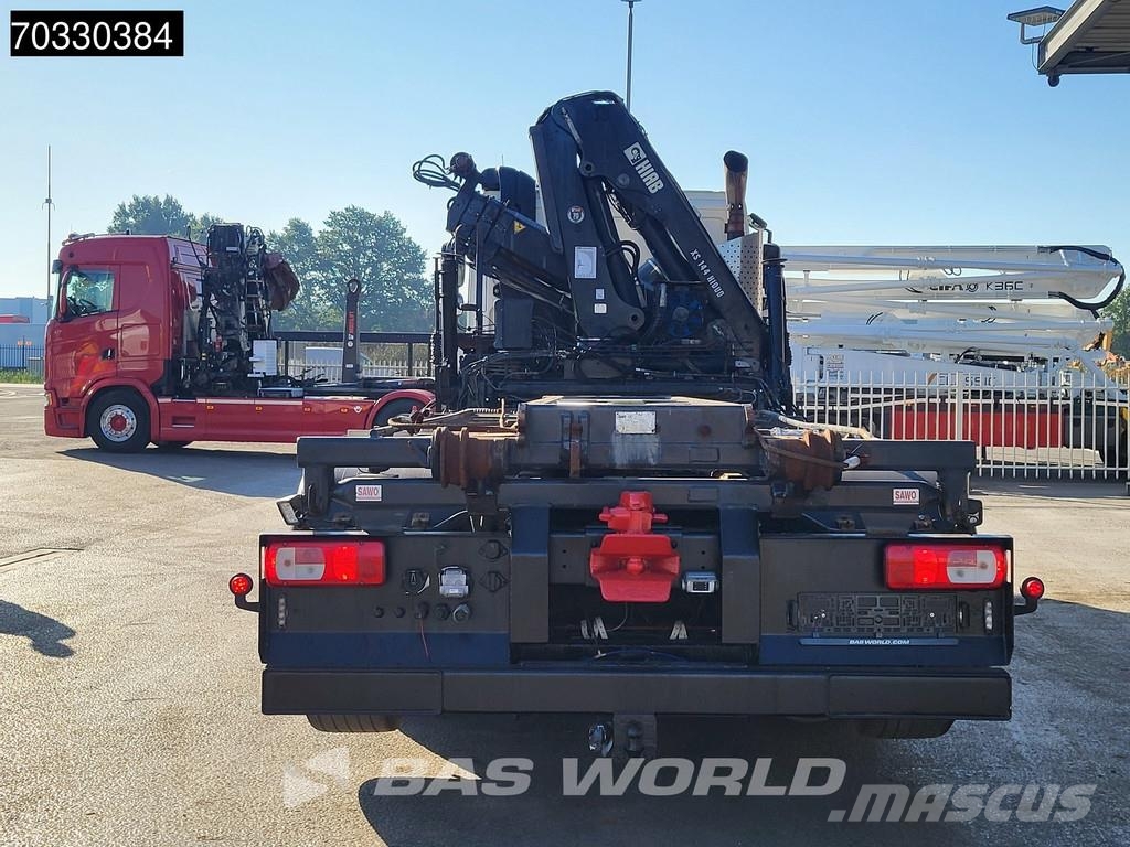 DAF CF 460 8X2 HIAB 144 B-3 HIDUO Crane kran Cable lif Horgos rakodó teherautók
