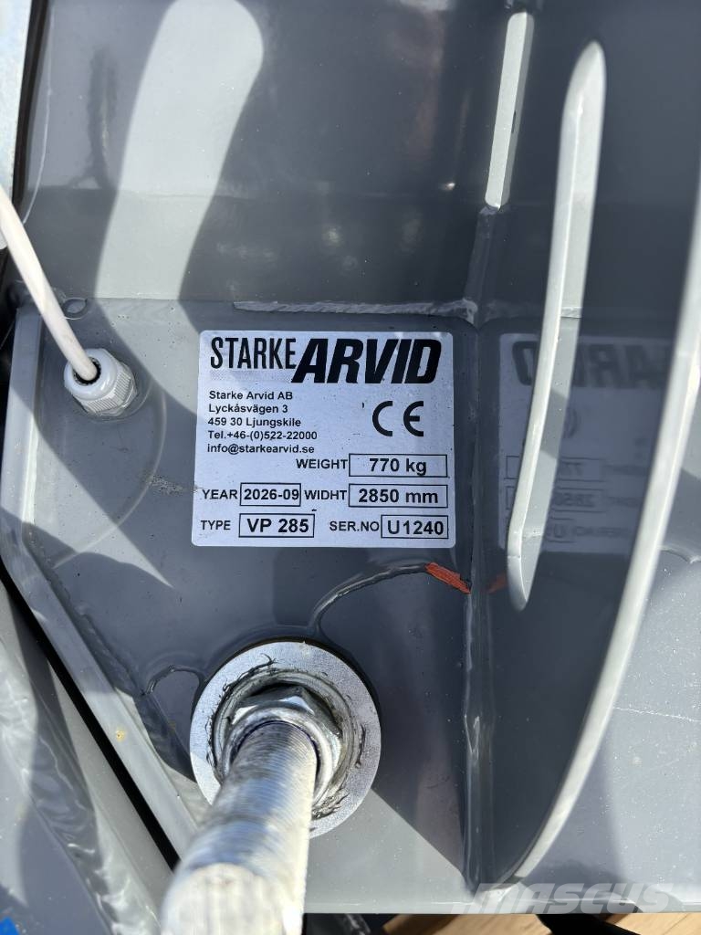 Fjärås VP 285, Chock/diagonalventil, 3-punkt Snežne daske i plugovi