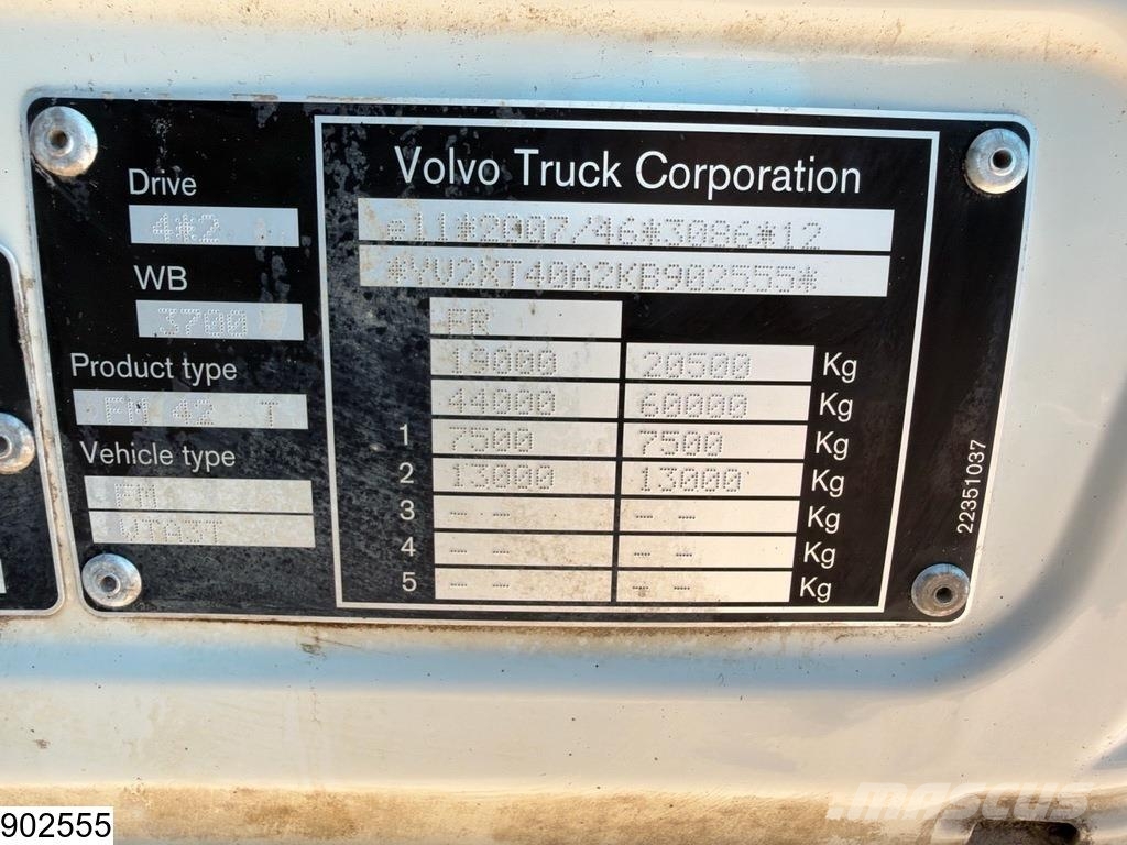 Volvo FMX 500 EURO 6, PTO, Hydraulics Седельные тягачи