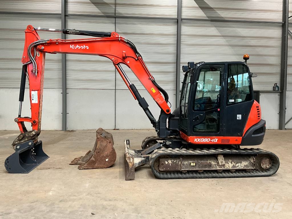 Kubota KX 080-4 A حفارات وسط 7 طن - 12 طن