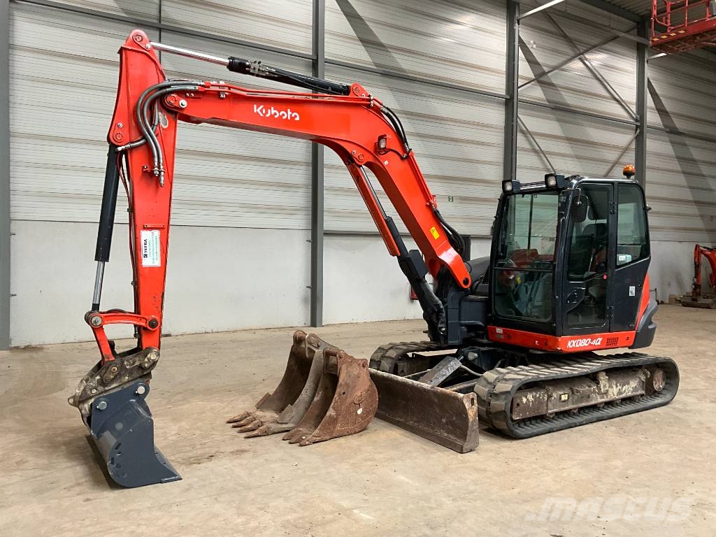 Kubota KX 080-4 A حفارات وسط 7 طن - 12 طن