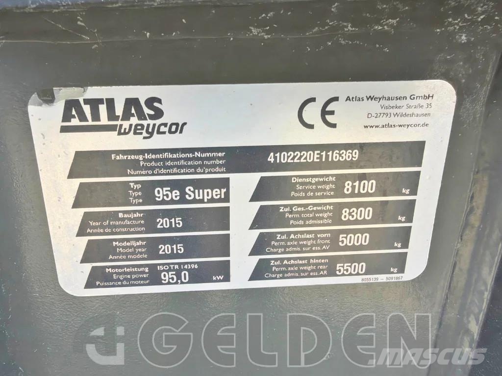 Atlas AR95 Super - BUCKET+FORKS Wielladers