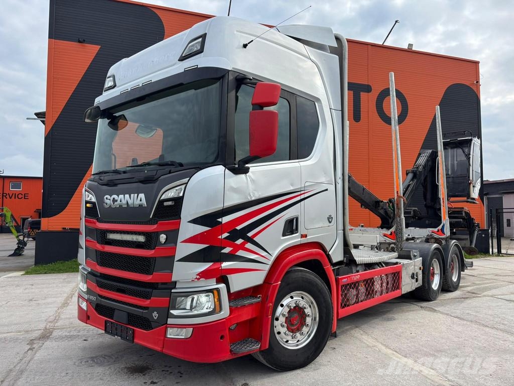 Scania R 650 6x4 LOGLIFT F108S79 / RETARDER / BIG AXLES Tovornjaki za hlode