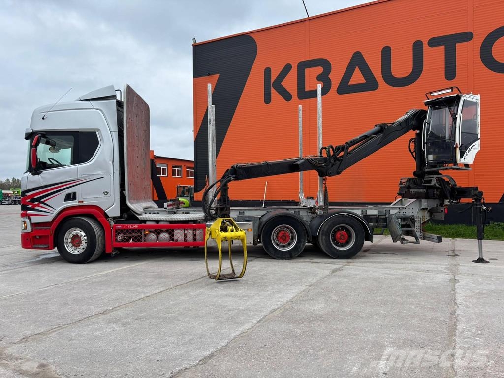Scania R 650 6x4 LOGLIFT F108S79 / RETARDER / BIG AXLES Tovornjaki za hlode