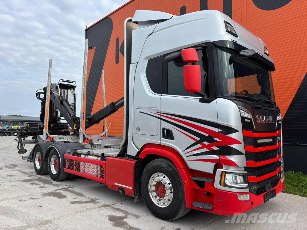 Scania R 650 6x4 LOGLIFT F108S79 / RETARDER / BIG AXLES Tovornjaki za hlode