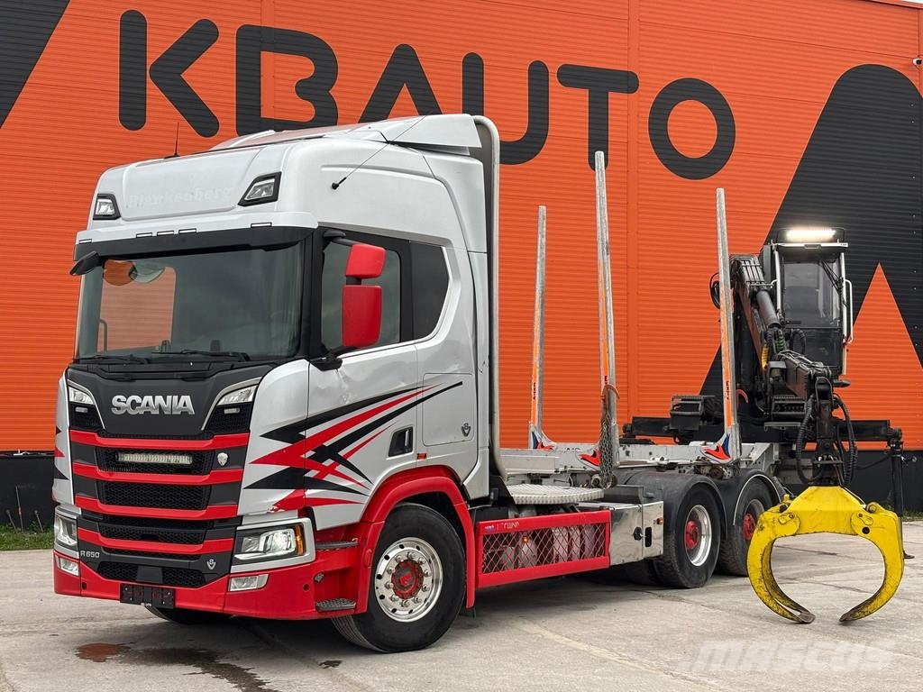 Scania R 650 6x4 LOGLIFT F108S79 / RETARDER / BIG AXLES Tovornjaki za hlode