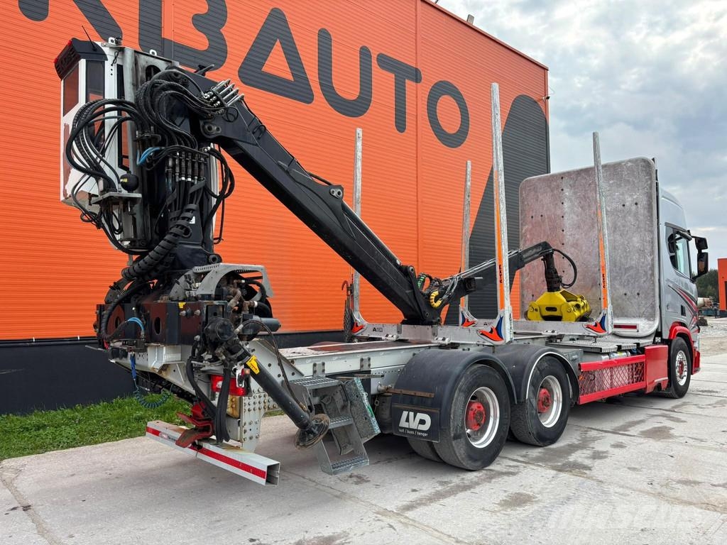 Scania R 650 6x4 LOGLIFT F108S79 / RETARDER / BIG AXLES Tovornjaki za hlode