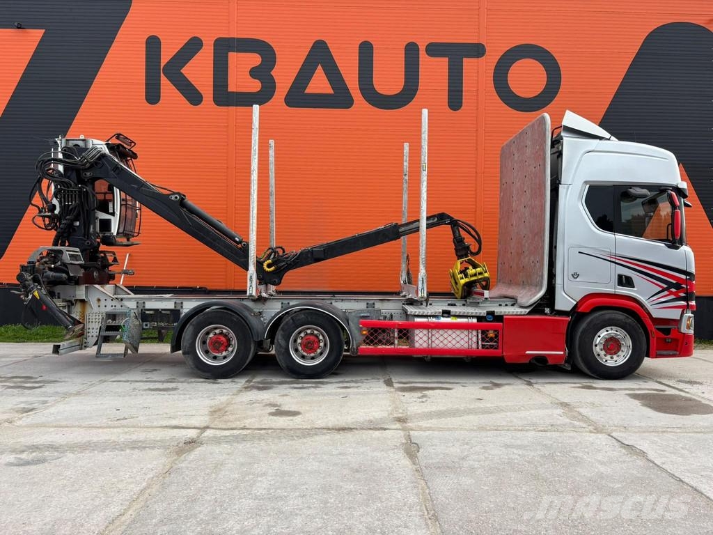 Scania R 650 6x4 LOGLIFT F108S79 / RETARDER / BIG AXLES Tovornjaki za hlode