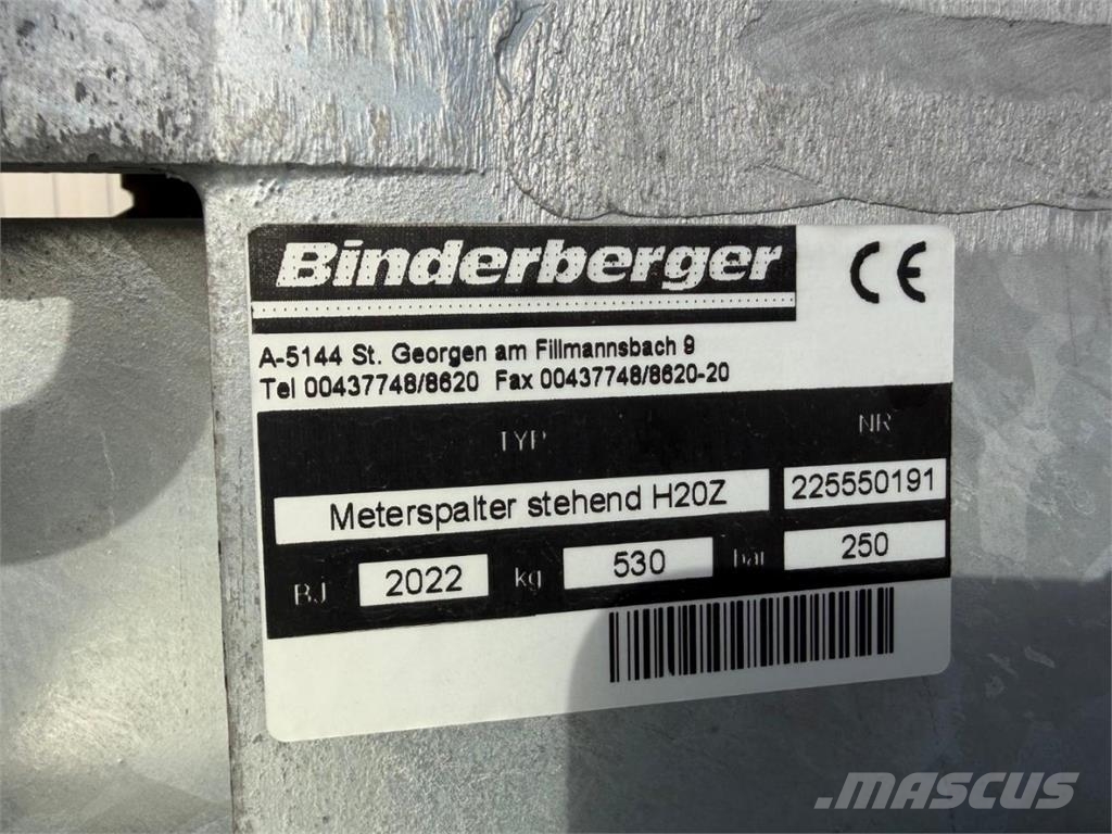 Binderberger H20 Z ecosplit Outros componentes