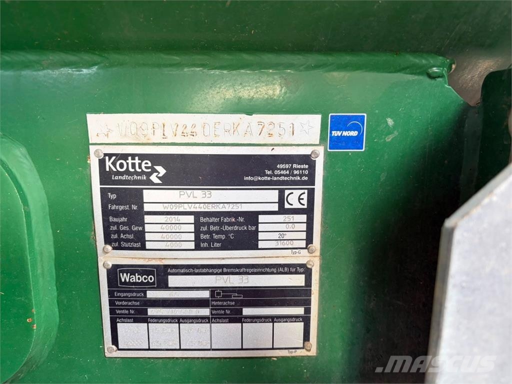 Kotte PVL 33 صهاريج الملاط