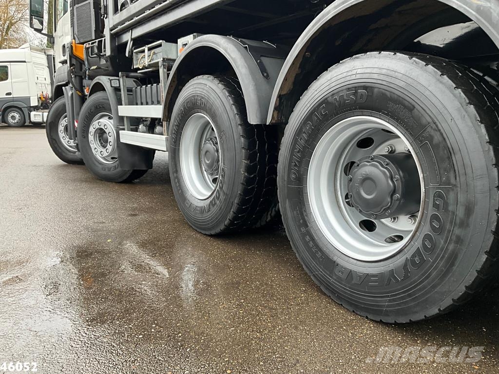 MAN TGS 41.480 8x4 Effer 47 Tonmeter laadkraan + Fly-J 傾卸式卡車