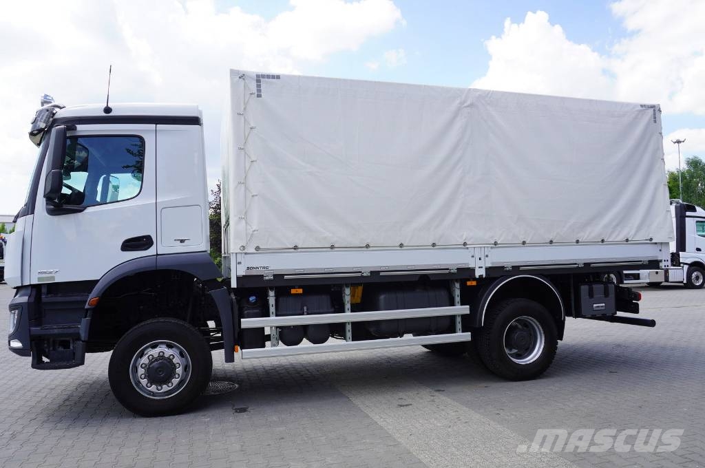 Mercedes-Benz Arocs 1827 / 10 tho. km!!! / 4x4 / Curtainsider Φορτηγά Καρότσα - Κουρτίνα