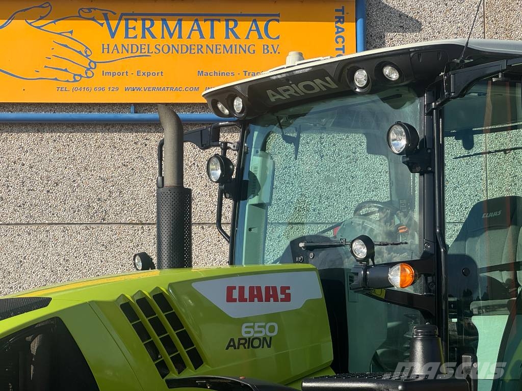 CLAAS Arion 650 Cmatic, GPS ready, Frontlinkage, 3167 hr Traktoren