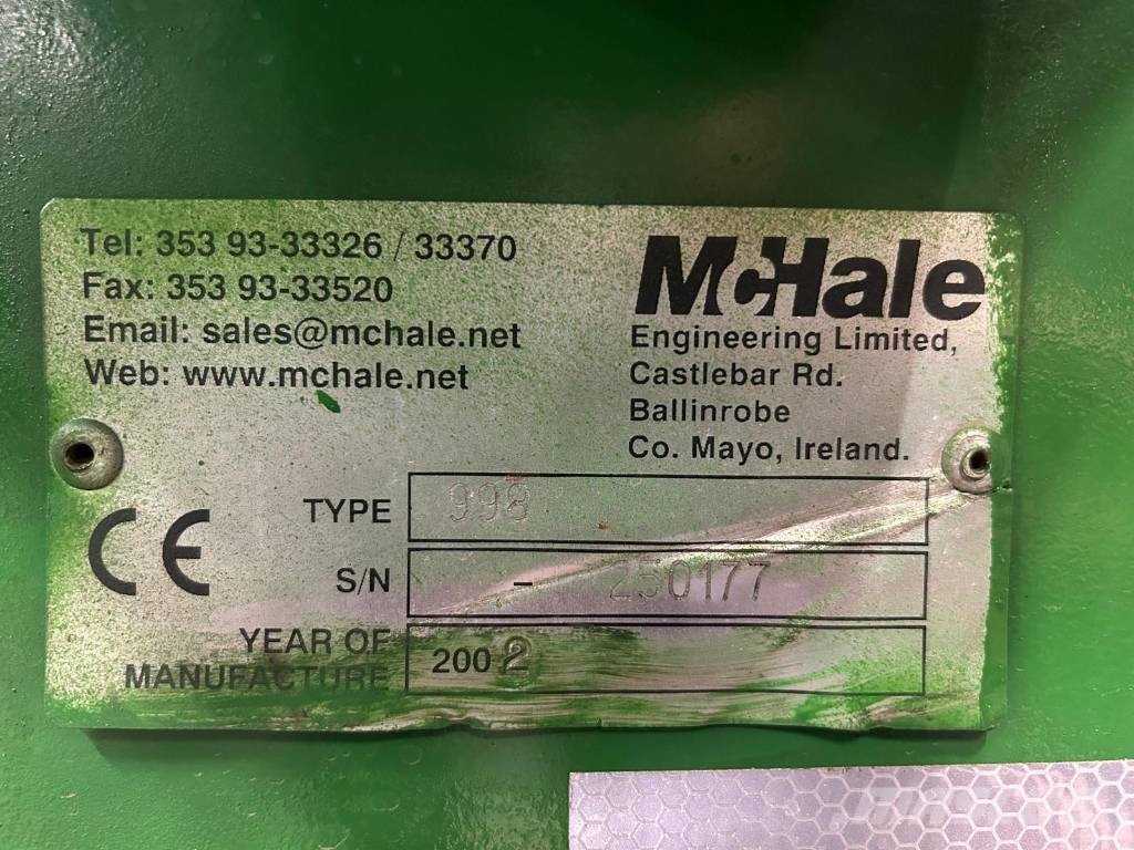 McHale 998 Wikkelaar Enrubanneuse