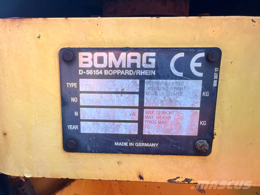Bomag BW 120 AD-4 Twin Drum Roller Tandemrullid