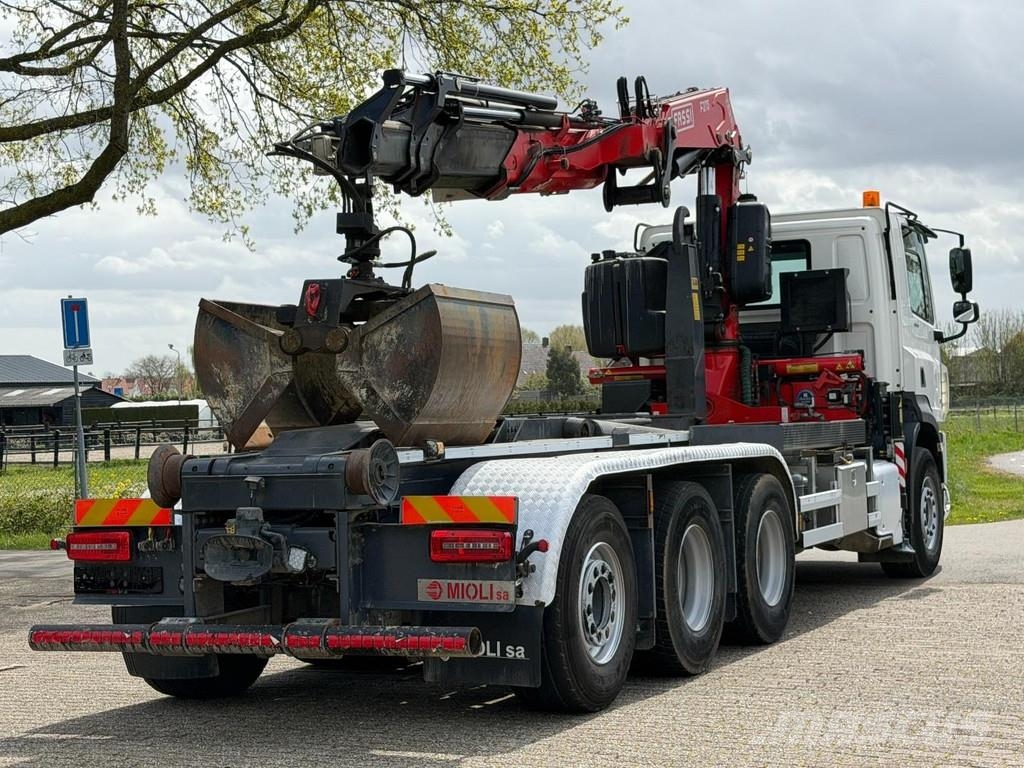 DAF CF530 8x4!! TRIPLE!! 2023!! CRANE/HOOK!! EURO6!! T Krokbil
