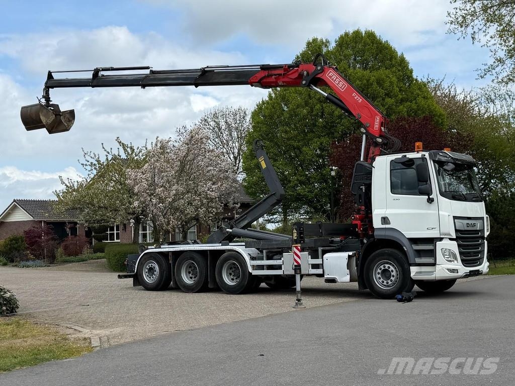 DAF CF530 8x4!! TRIPLE!! 2023!! CRANE/HOOK!! EURO6!! T Krokbil