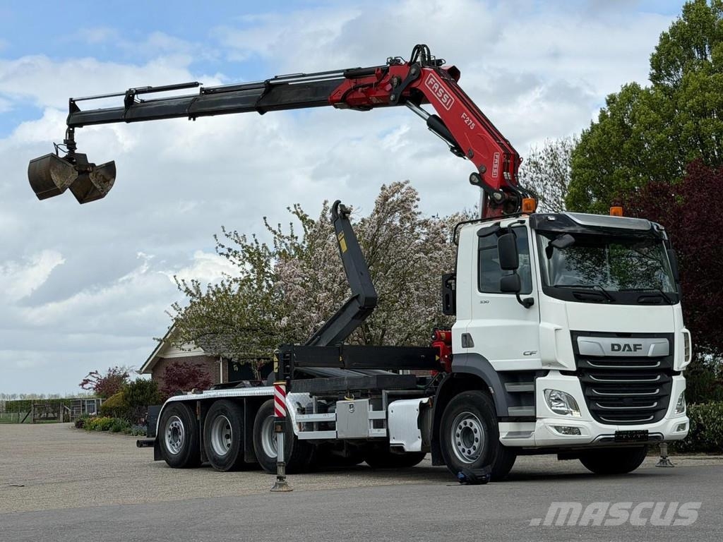 DAF CF530 8x4!! TRIPLE!! 2023!! CRANE/HOOK!! EURO6!! T Krokbil