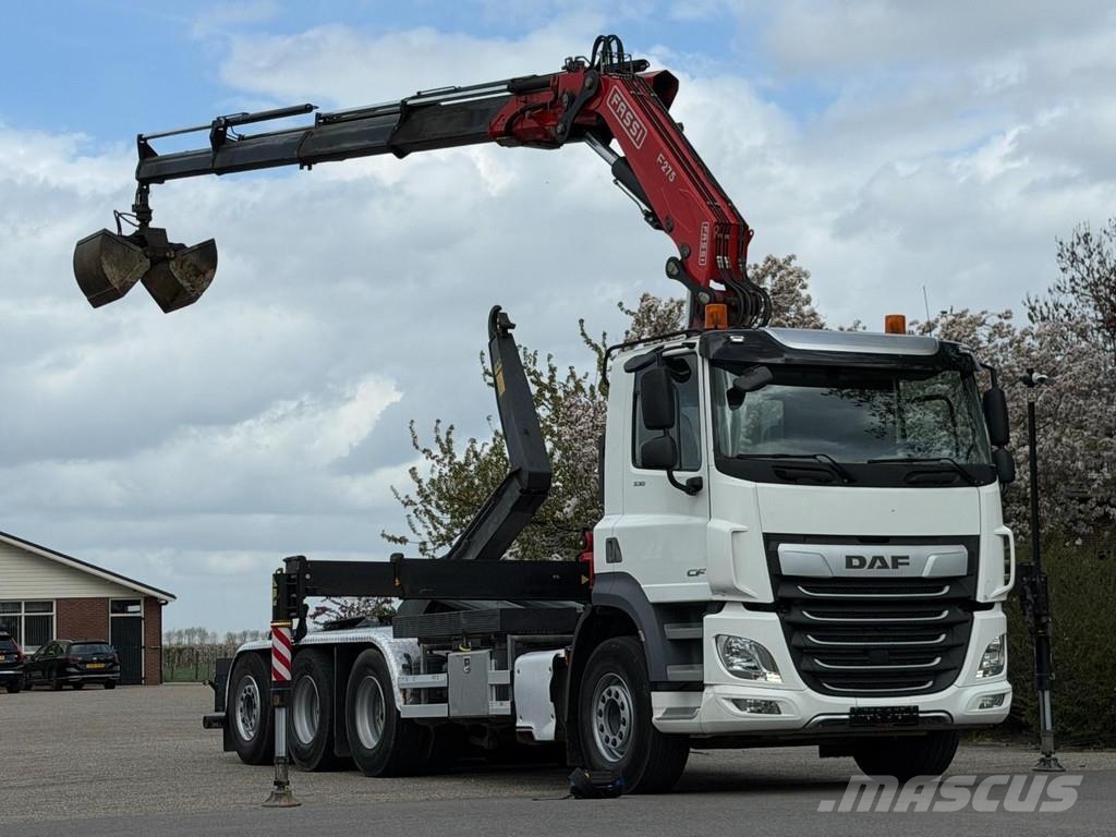 DAF CF530 8x4!! TRIPLE!! 2023!! CRANE/HOOK!! EURO6!! T Krokbil