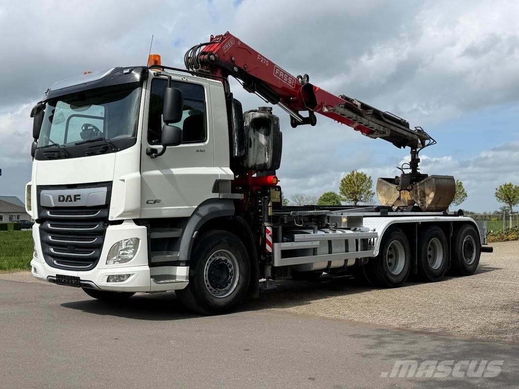 DAF CF530 8x4!! TRIPLE!! 2023!! CRANE/HOOK!! EURO6!! T Krokbil
