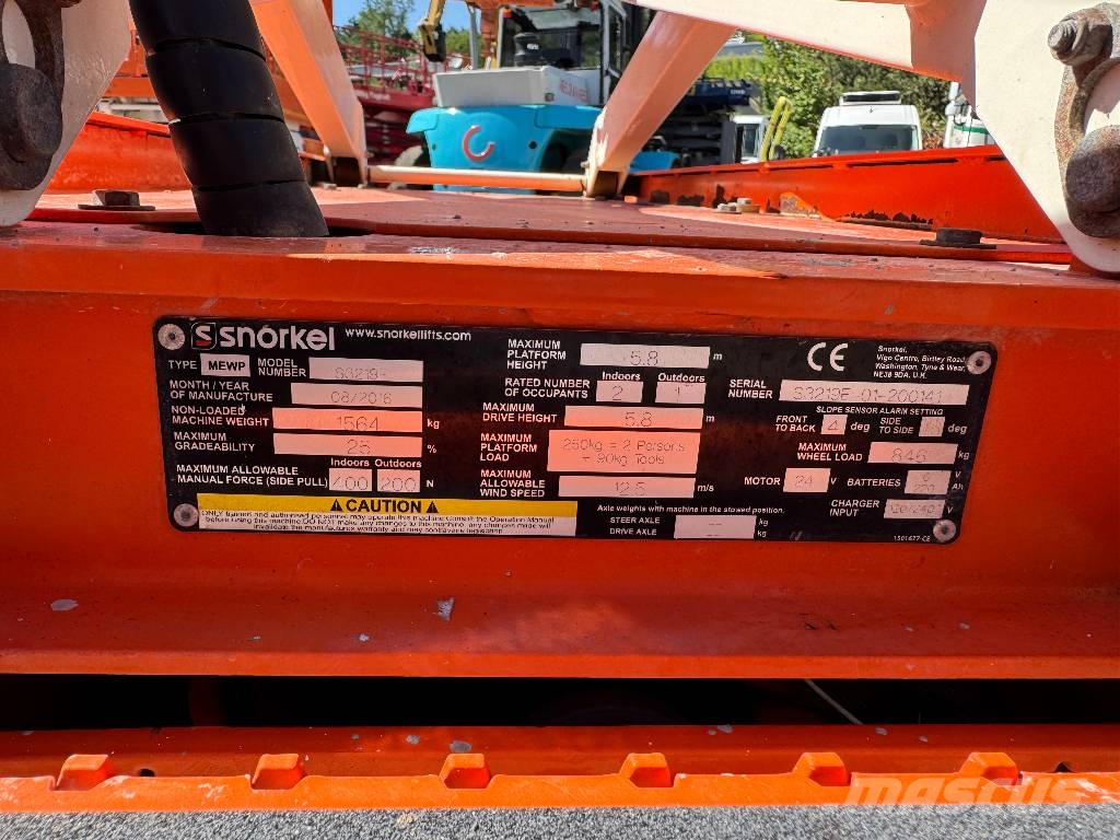 Snorkel S3219E 8 Meter Elektro Scherenbühne Ανυψωτήρες ψαλιδωτής άρθρωσης