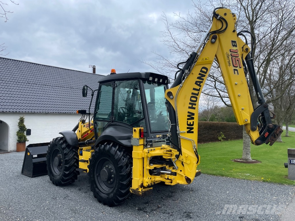 New Holland B115C لوادر ذات جرافات عكسية