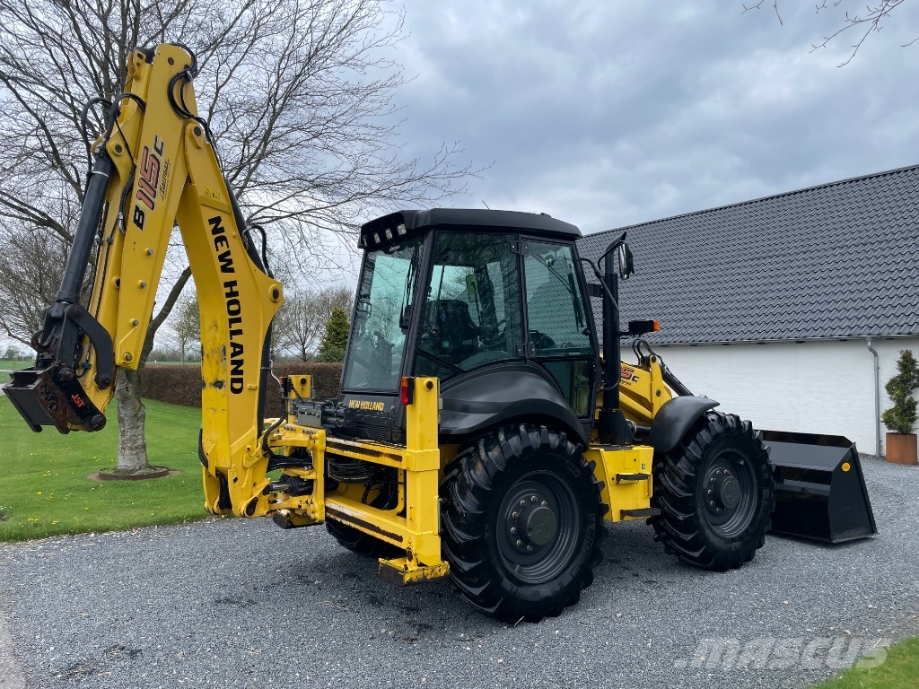 New Holland B115C لوادر ذات جرافات عكسية