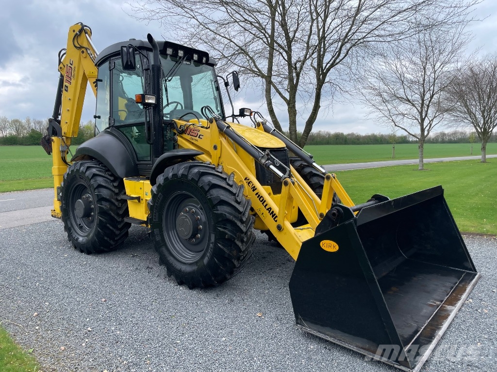 New Holland B115C لوادر ذات جرافات عكسية