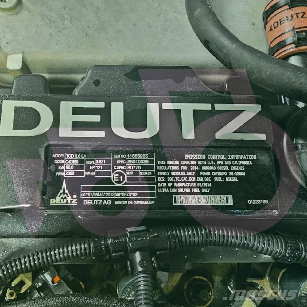 Motor Deutz TCD 3.6 L4 Mecalac 12 MTX Motorok