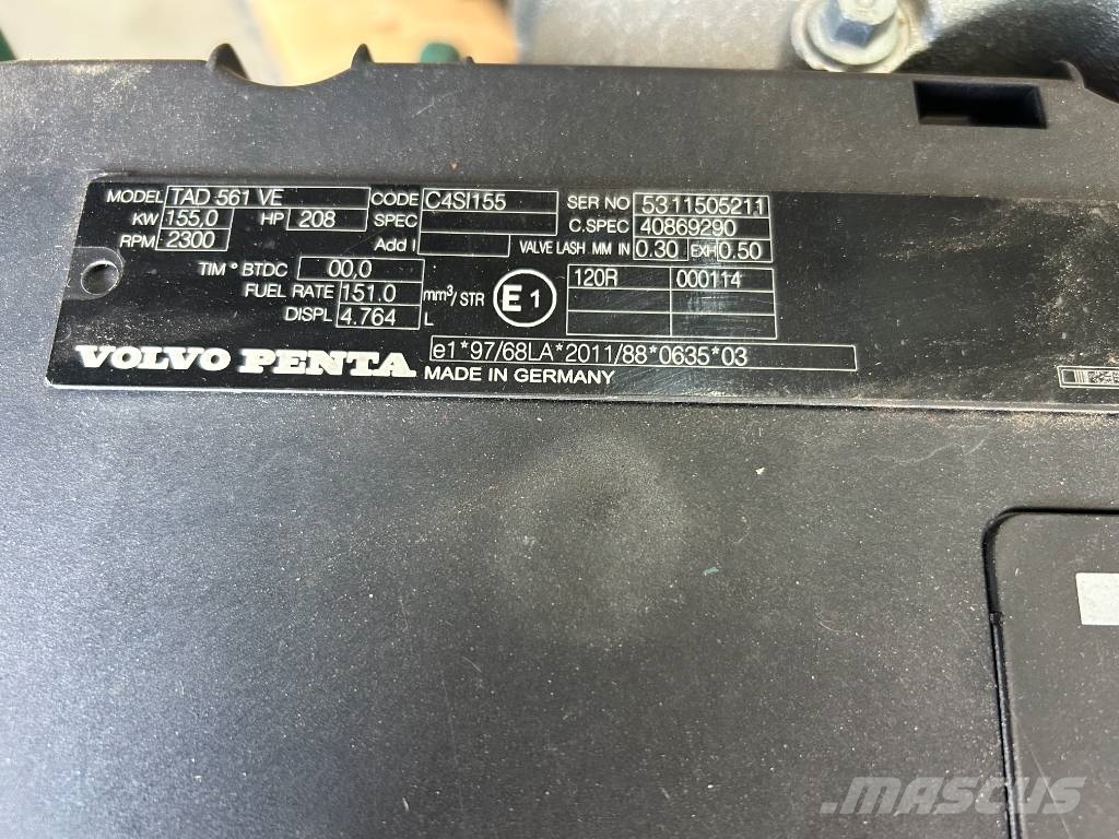 Volvo Penta TAD561VE Motores