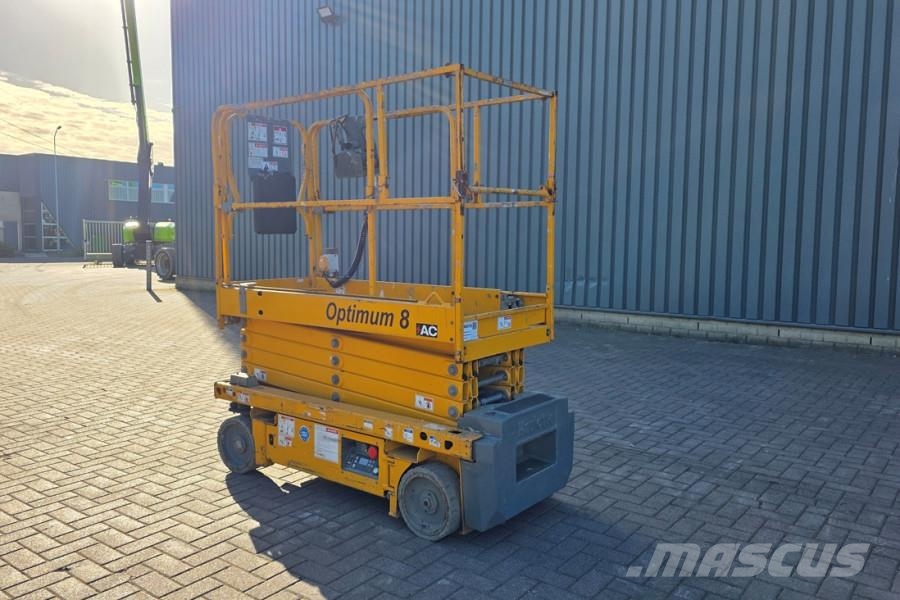 Haulotte Optimum 8 Electric, 7.77m Working Height, 230kg Ca لوادر انزلاقية التوجيه