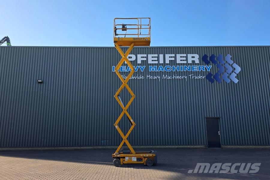 Haulotte Optimum 8 Electric, 7.77m Working Height, 230kg Ca لوادر انزلاقية التوجيه