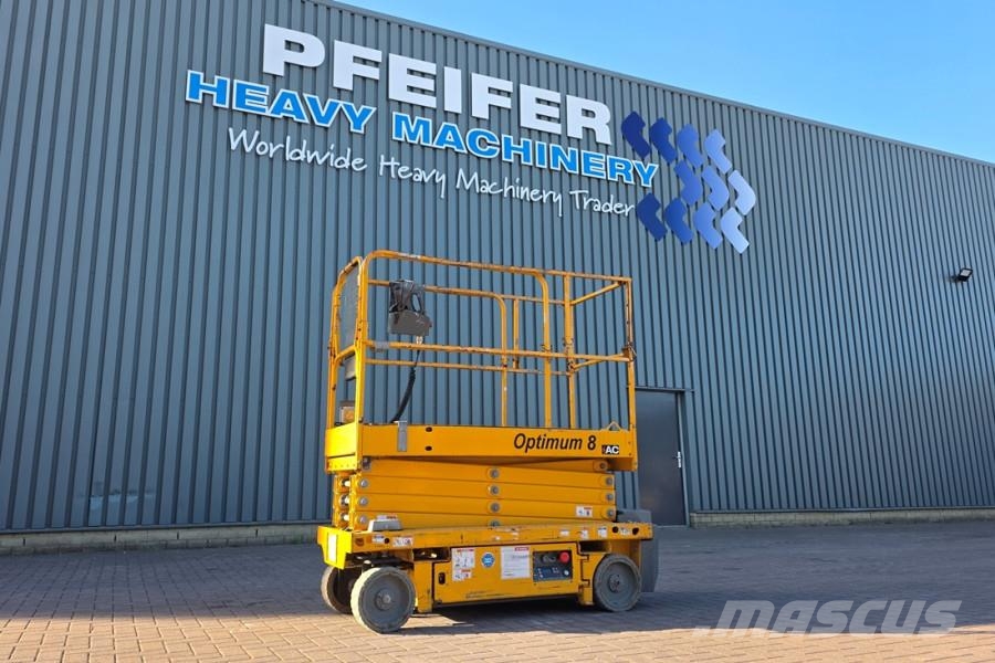 Haulotte Optimum 8 Electric, 7.77m Working Height, 230kg Ca لوادر انزلاقية التوجيه