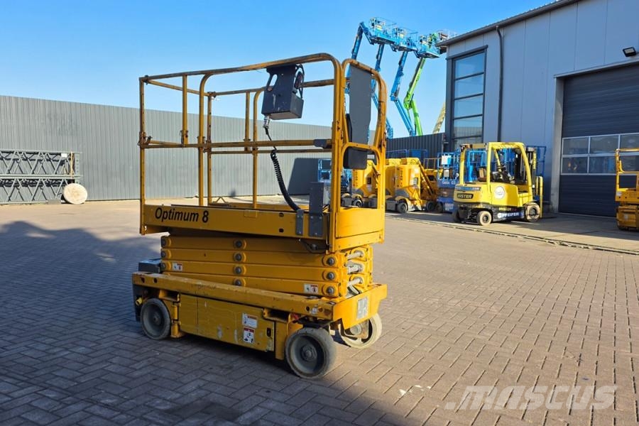 Haulotte Optimum 8 Electric, 7.77m Working Height, 230kg Ca لوادر انزلاقية التوجيه