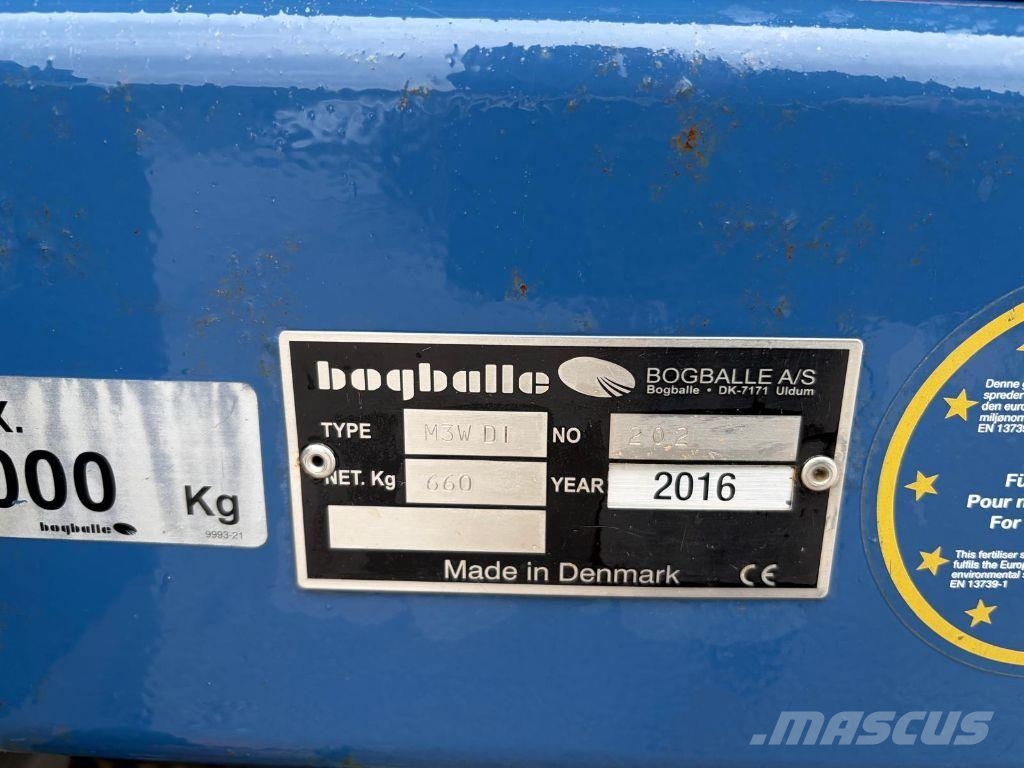 Bogballe M3W plus Fertilizantes para pulverizadores