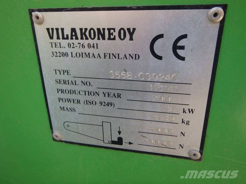 Wille 355 B Pomožni stroji