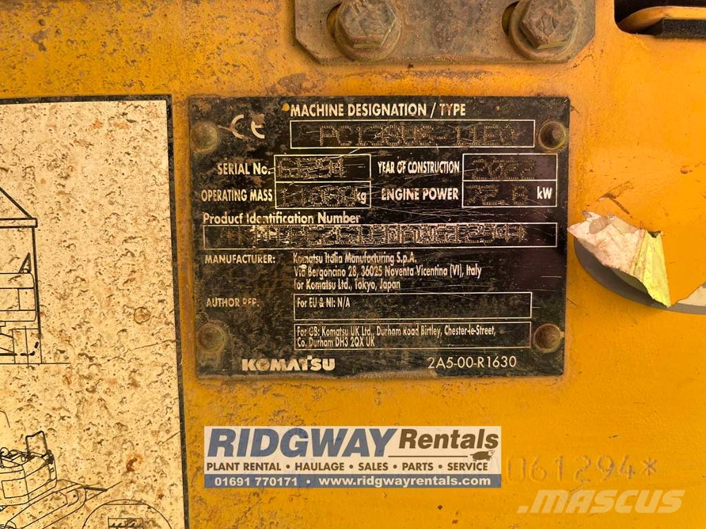 Komatsu 138 Crawler excavators